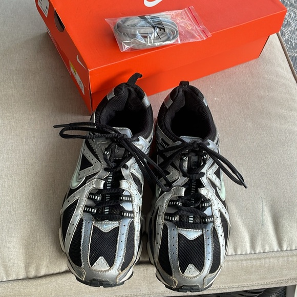 Nike Alvord  Series Black Silver Teal Track Running Sneakers Tennis Shoes 8.5 - Picture 10 of 13